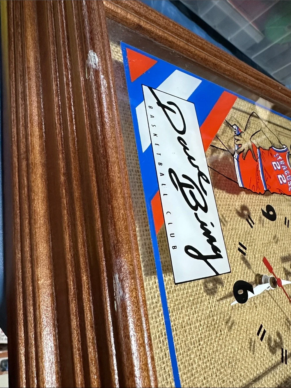 Vintage and rare Dave Bing wall clock